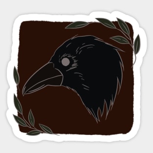 WICCAN RAVEN Sticker